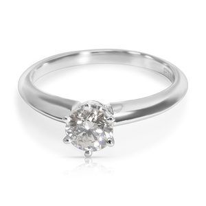 Solitaire Diamond Engagement Ring in Platinum 0.50 ctw